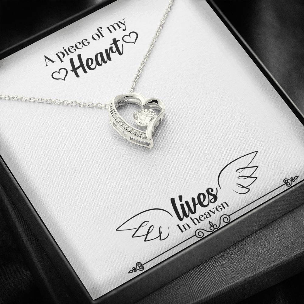 A piece of my heart Forever Love Necklace