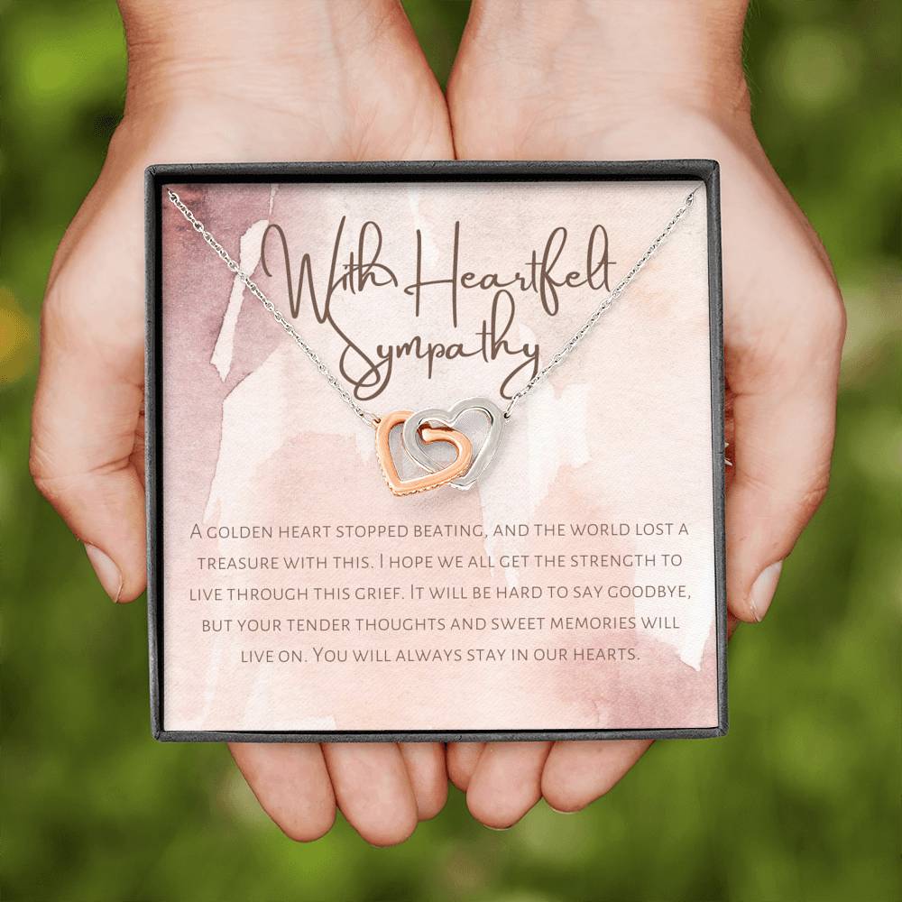 Bereavement Gift Necklace, Memorial Gift, Grief Gift, Sympathy Card For Loved One