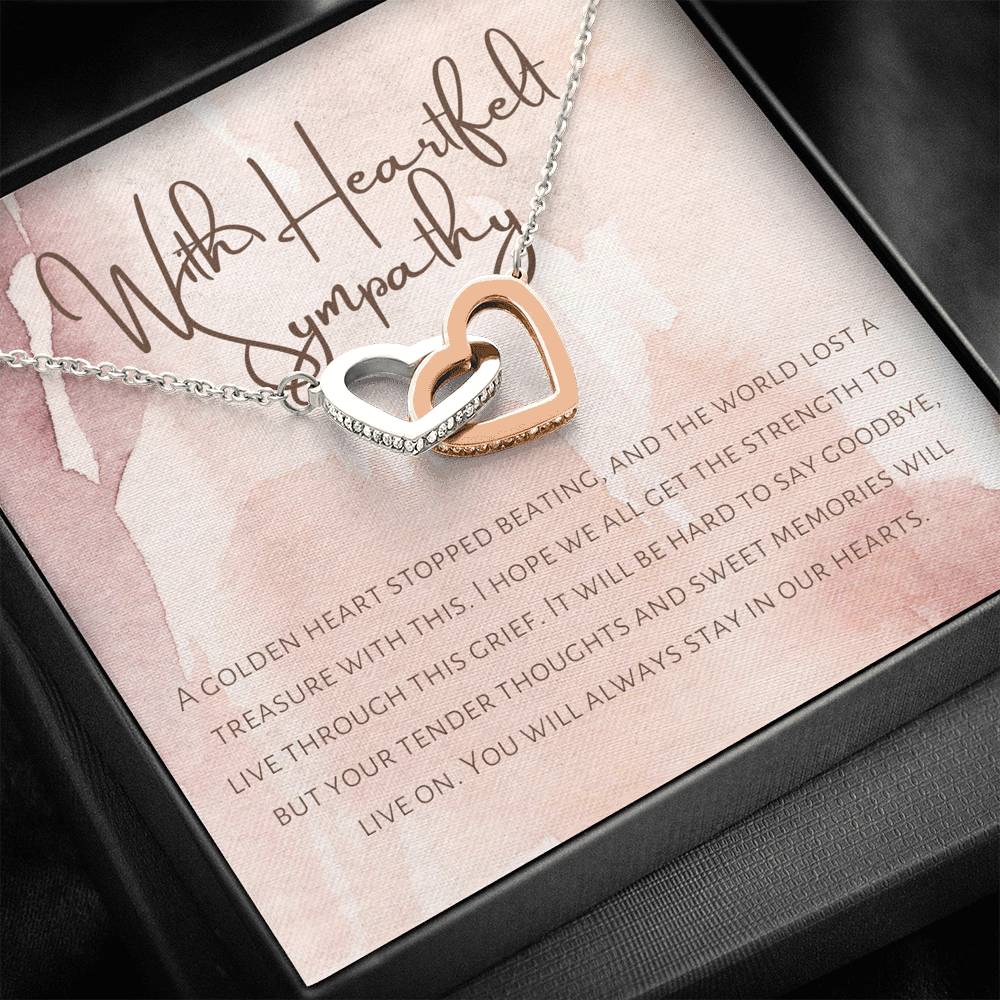 Bereavement Gift Necklace, Memorial Gift, Grief Gift, Sympathy Card For Loved One