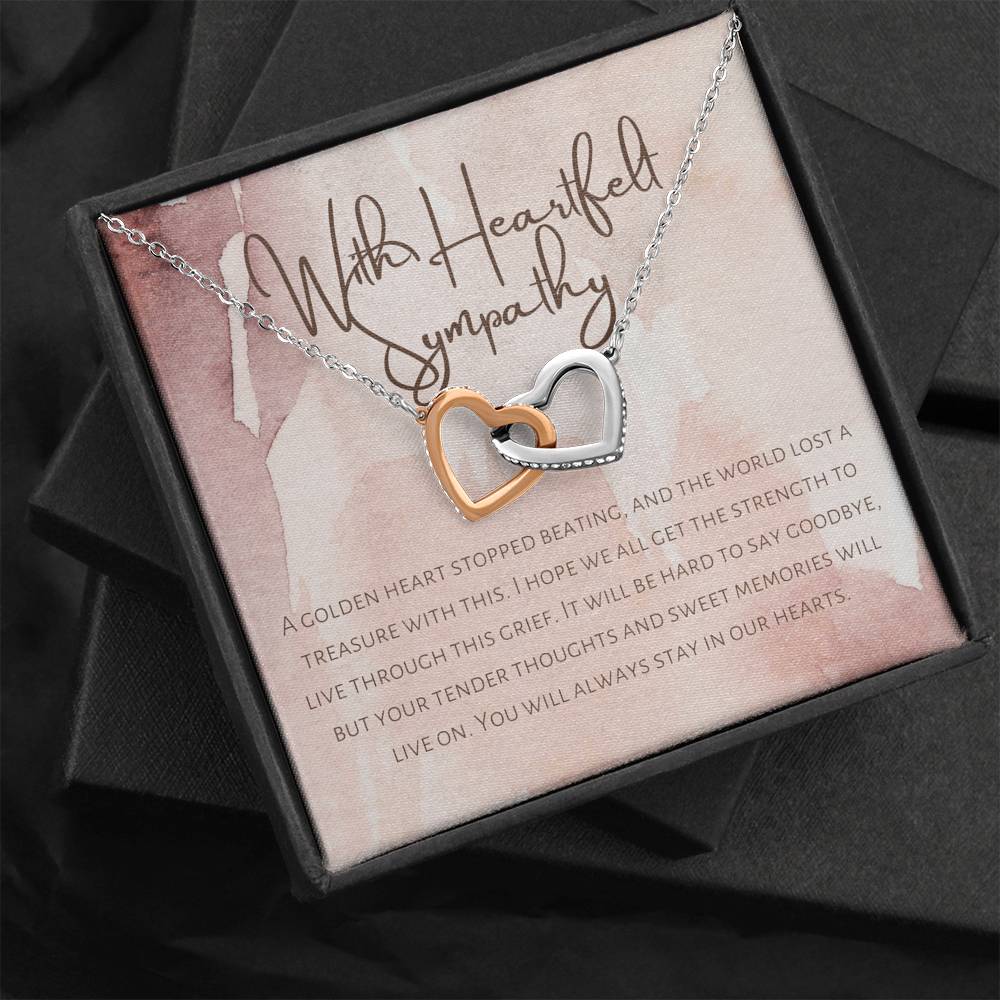 Bereavement Gift Necklace, Memorial Gift, Grief Gift, Sympathy Card For Loved One