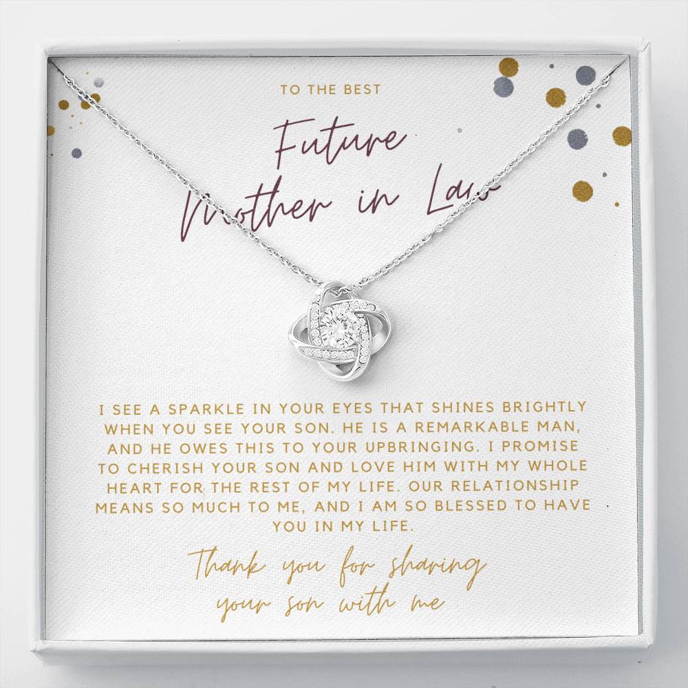 Future Mother in Law, Mother in Law Gift, Mother of the Groom Necklace From Bride, Mother of the Bride Necklace, Wedding Gift