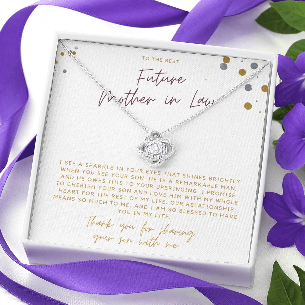 Future Mother in Law, Mother in Law Gift, Mother of the Groom Necklace From Bride, Mother of the Bride Necklace, Wedding Gift