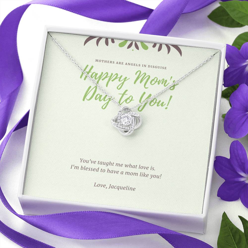 Necklace Gift For Women To My Mommy Grandma Step Mother Mother In Law From Kids Appreciation Thank You Pendent Gift With The Message Card
