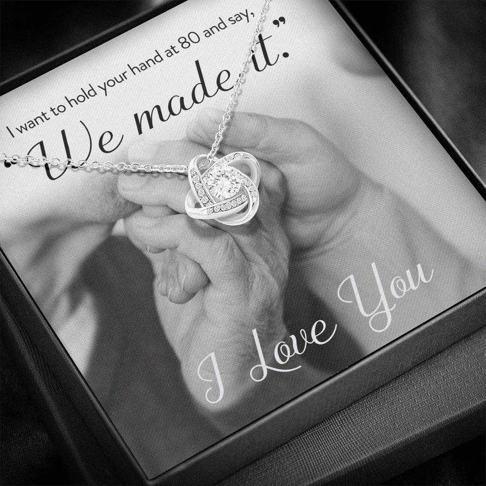 To My Mother Grandma Wife Girlfriend Bride Necklace Gift With The Message Card On Mother's Day Valentine's Day Wedding Birthday Gift