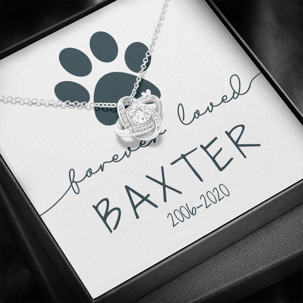 Love Knot Valentine Day Necklace Gift For Female