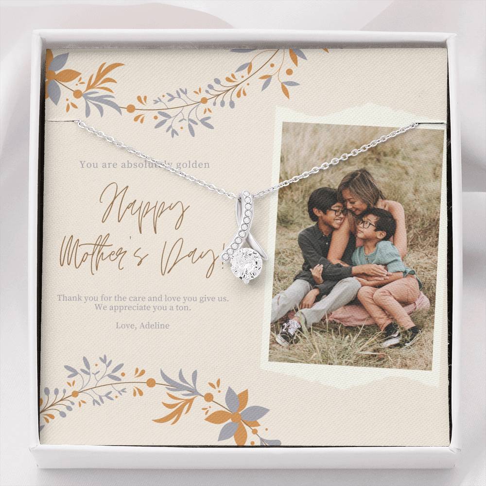 Step Mom Mothers Day Gift, 1st Mothers Day Gift, Mother and Daughter Necklace, Daughter to Stepmother Necklace Gift, To My Mom Mother Figure Gift, Mother's Day Gift,