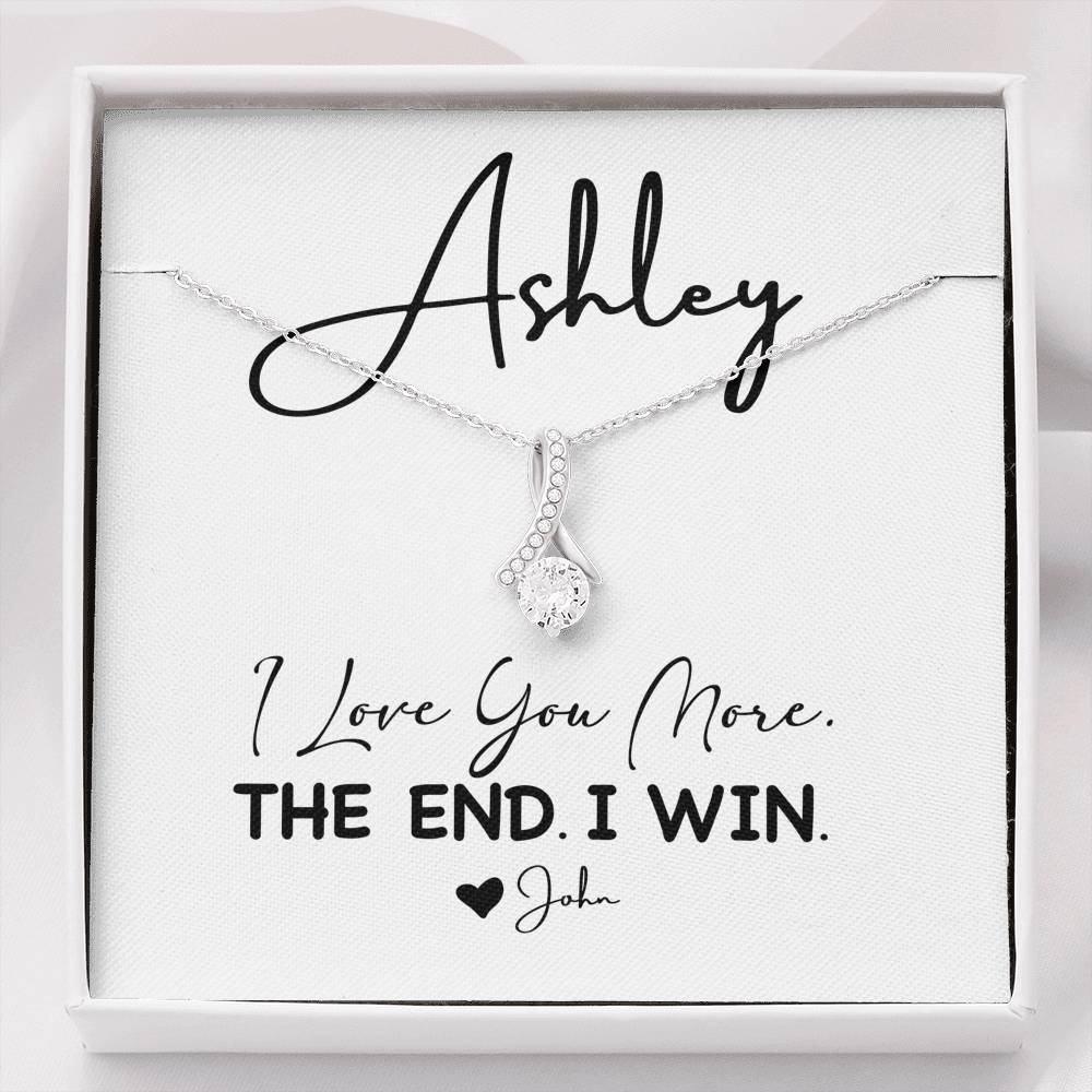 Silver Pendent For Female Customized Necklace Gift For Wife Mom Sister