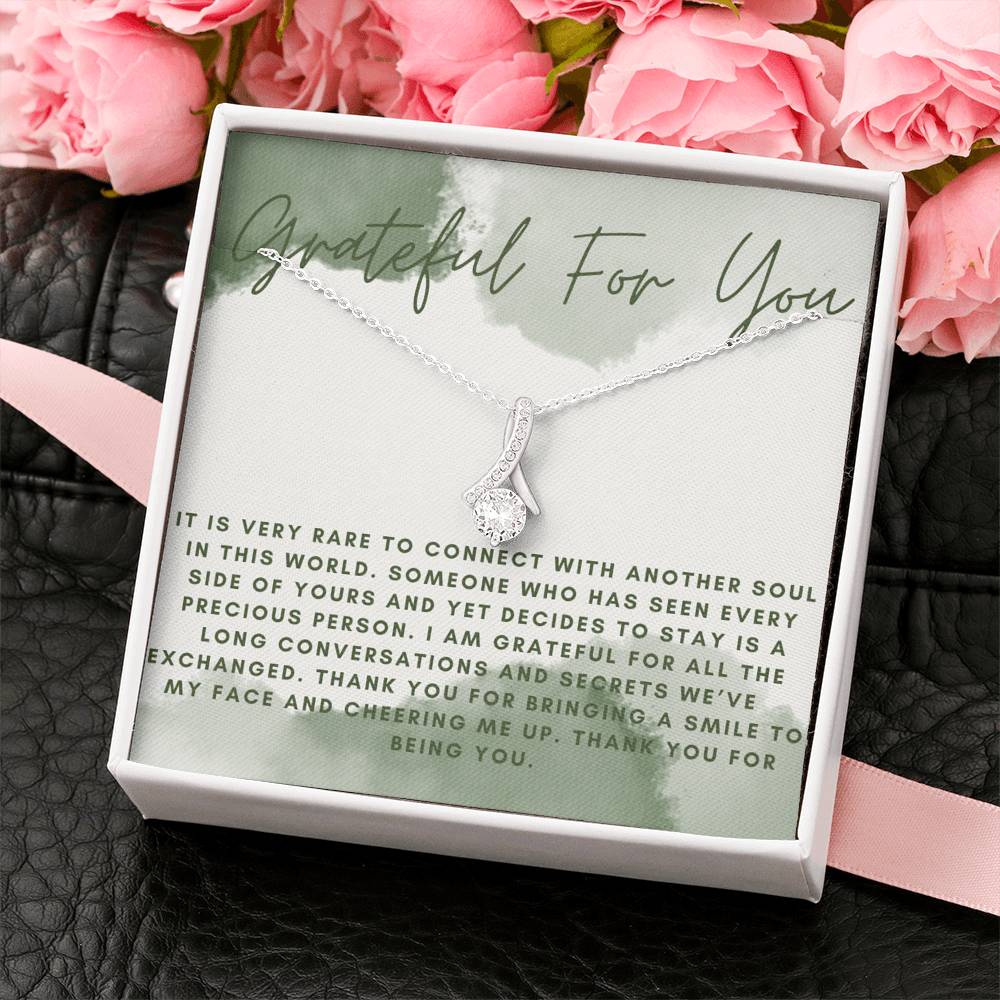 Grateful For You Gift, Thankful for You Gift, Message Card, Gift for Friend