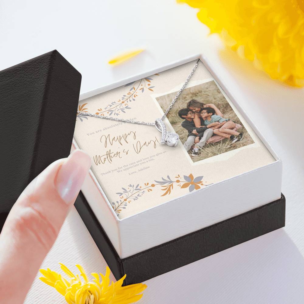 Step Mom Mothers Day Gift, 1st Mothers Day Gift, Mother and Daughter Necklace, Daughter to Stepmother Necklace Gift, To My Mom Mother Figure Gift, Mother's Day Gift,
