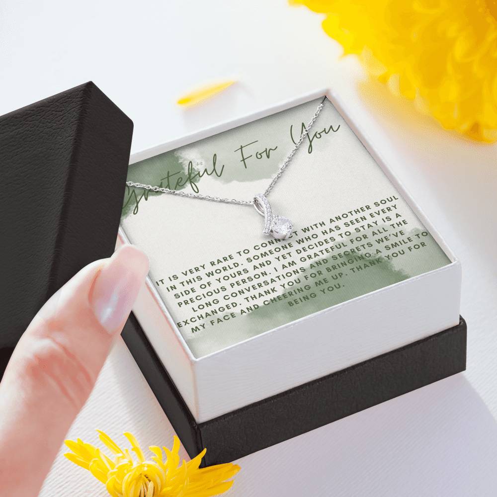 Grateful For You Gift, Thankful for You Gift, Message Card, Gift for Friend
