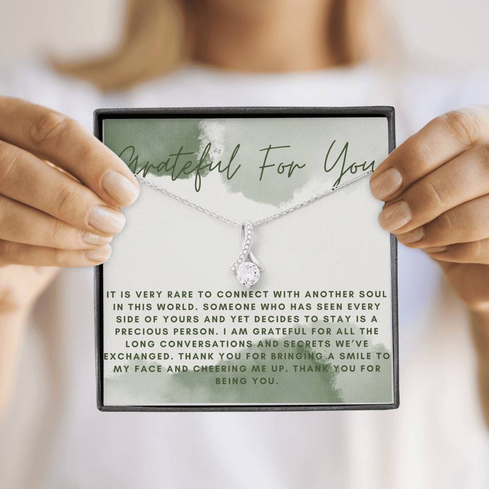 Grateful For You Gift, Thankful for You Gift, Message Card, Gift for Friend