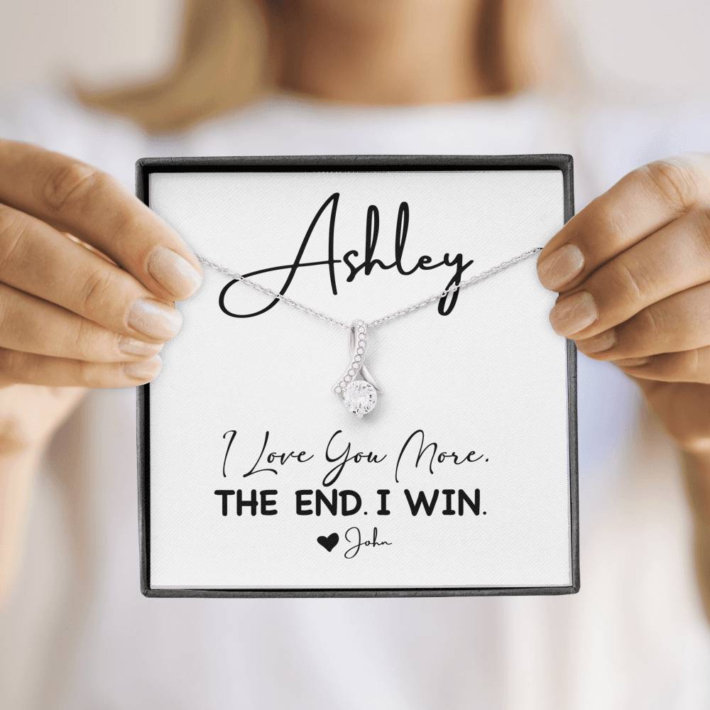 Silver Pendent For Female Customized Necklace Gift For Wife Mom Sister