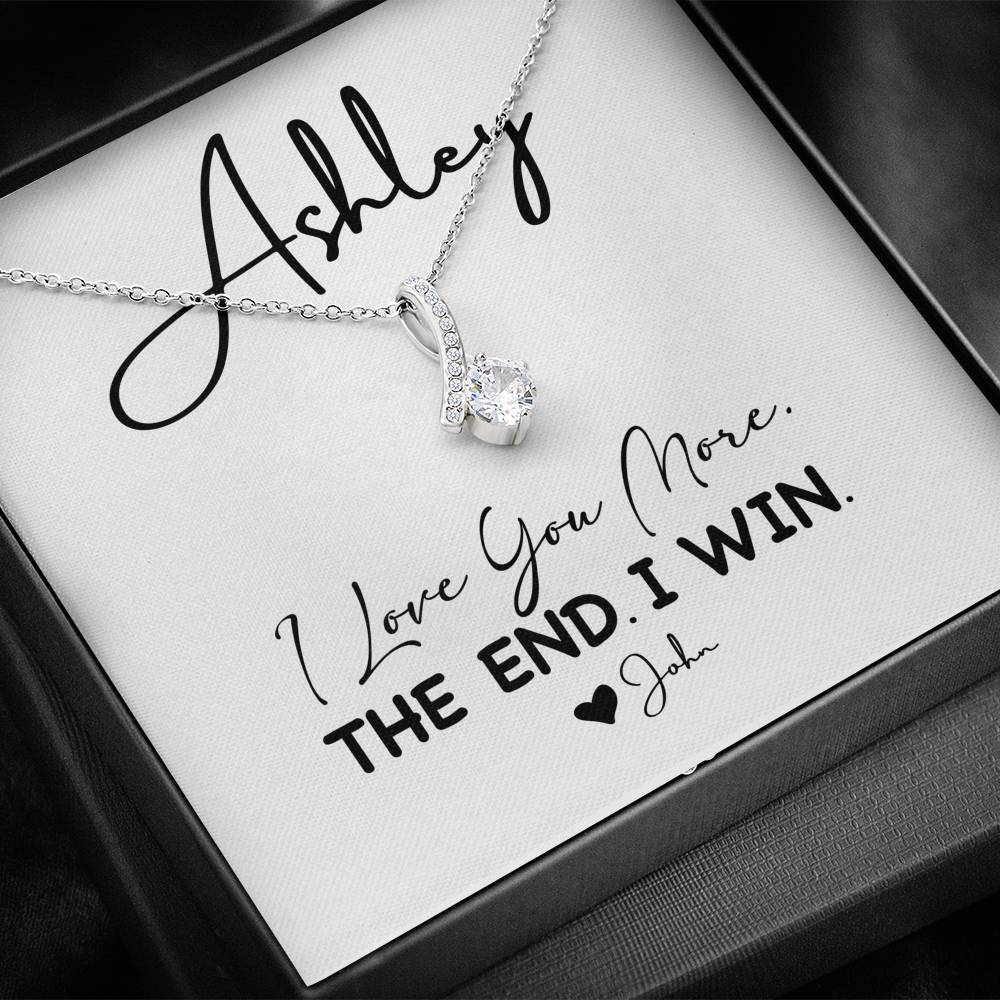 Silver Pendent For Female Customized Necklace Gift For Wife Mom Sister