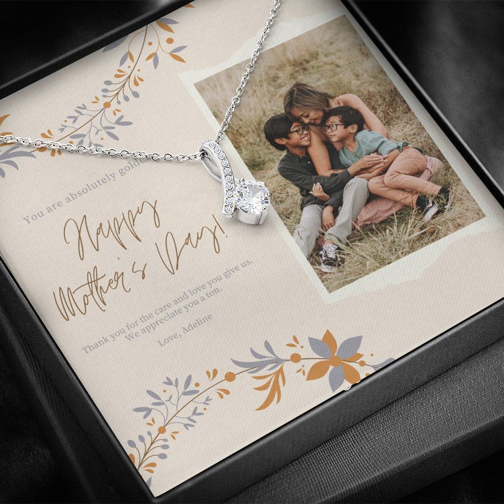 Step Mom Mothers Day Gift, 1st Mothers Day Gift, Mother and Daughter Necklace, Daughter to Stepmother Necklace Gift, To My Mom Mother Figure Gift, Mother's Day Gift,