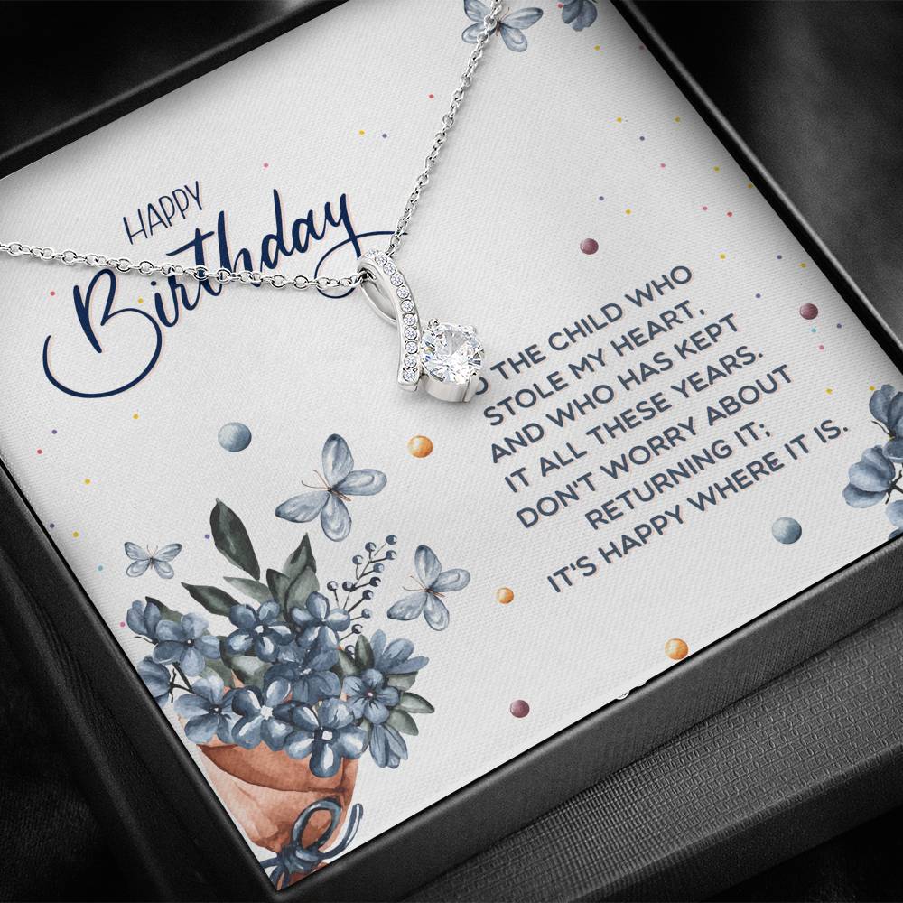 Happy Birthday Necklace, Best Friend, Wife, Mom, Sister Gift, Daughter Gift