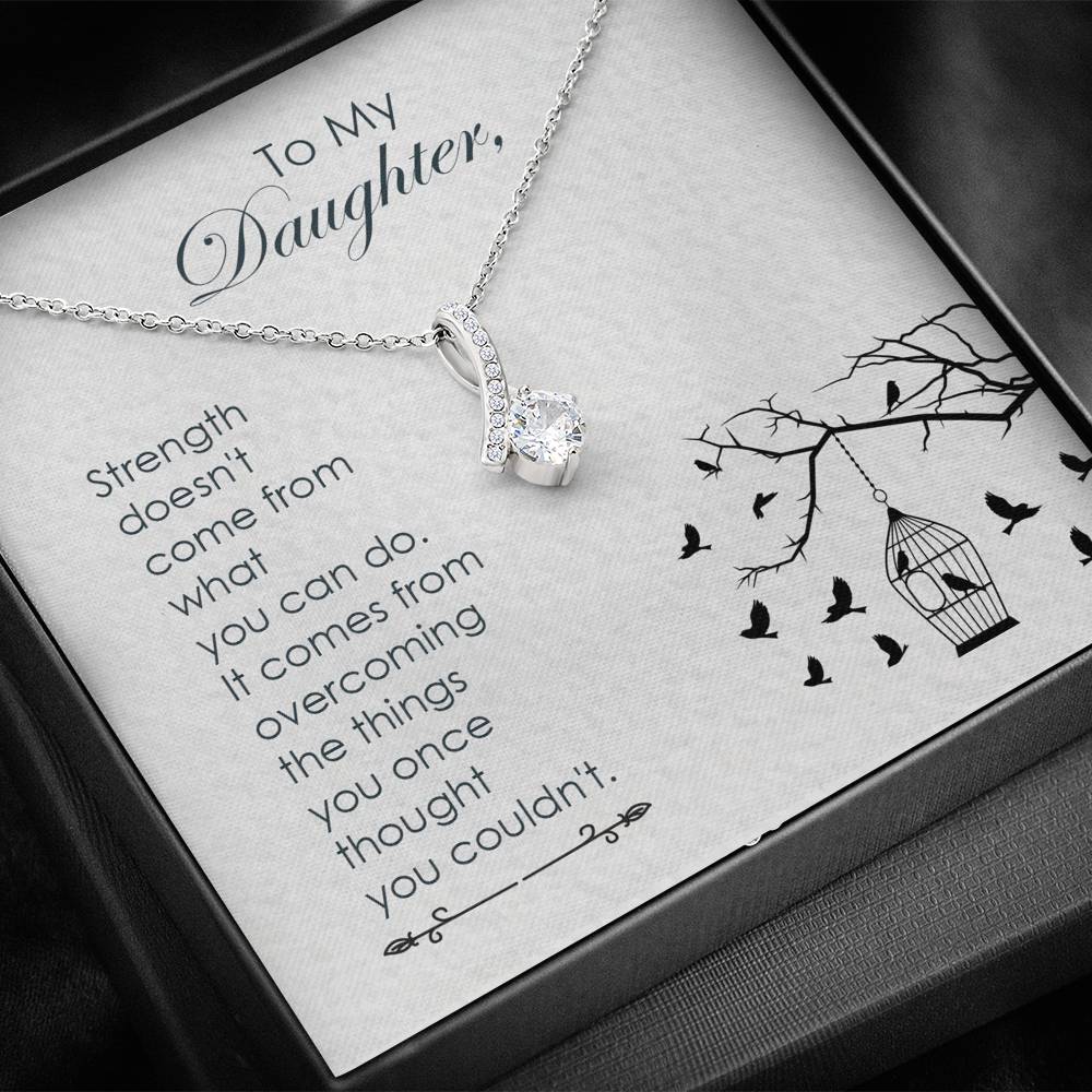 Daughter Necklace, Dad to Daughter, Mother to Daughter Gift, Necklace