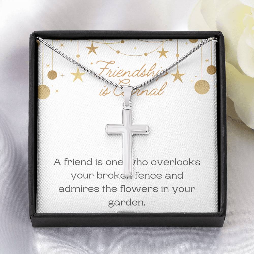 Faith cross Necklace, Friends, Faith Necklace, Friendships Necklace