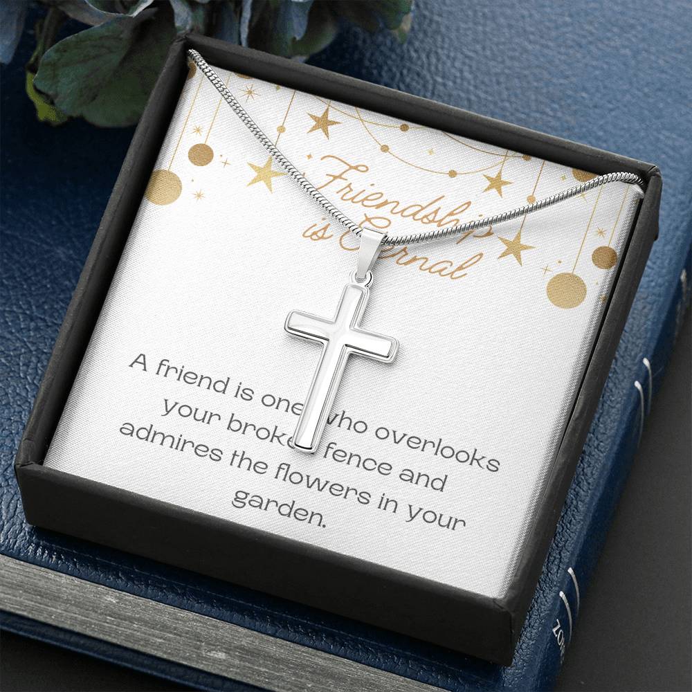 Faith cross Necklace, Friends, Faith Necklace, Friendships Necklace