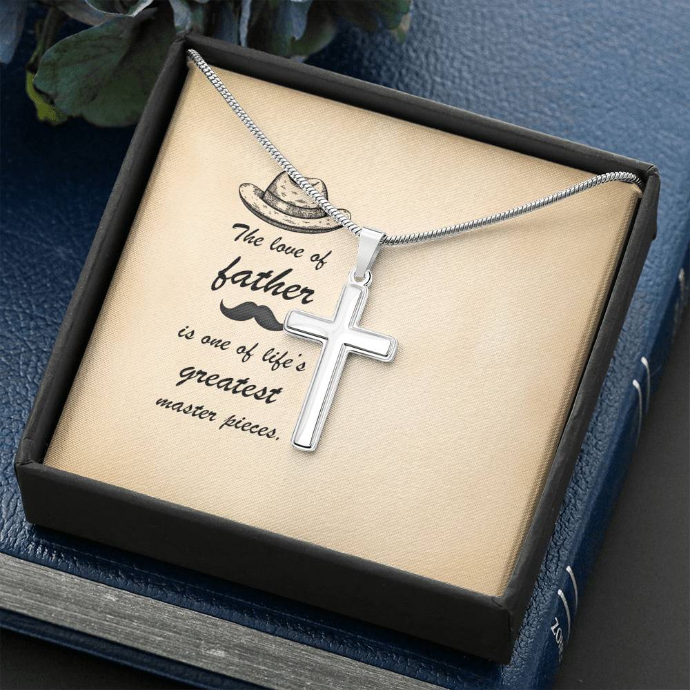 Father Day Gift, Cross Necklace, To Dad, Gifts for Dad