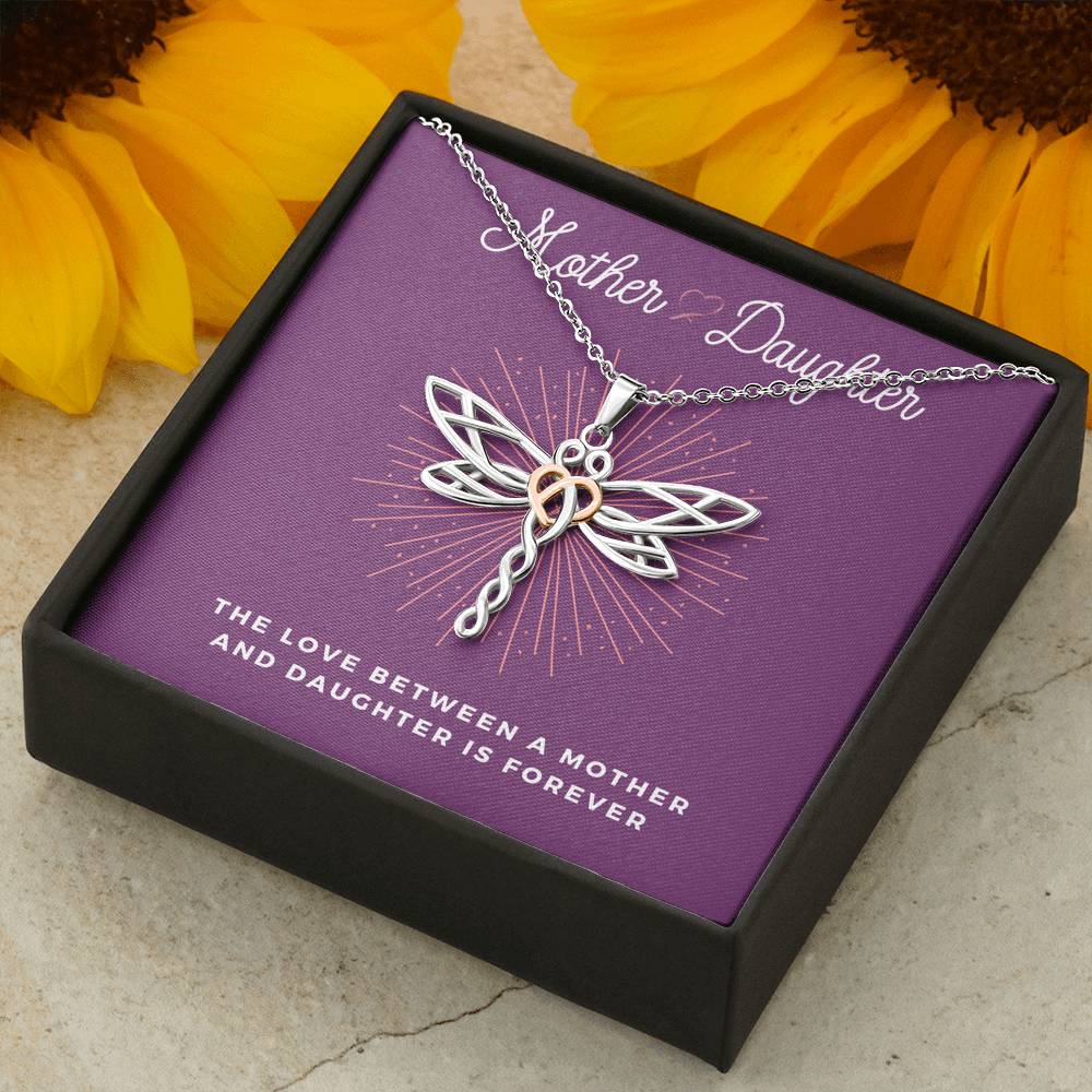 Necklace Gift For Daughter Mom Strong Bond Pendent Gift For Mother Daughter On Mother's Day Daughter's Day