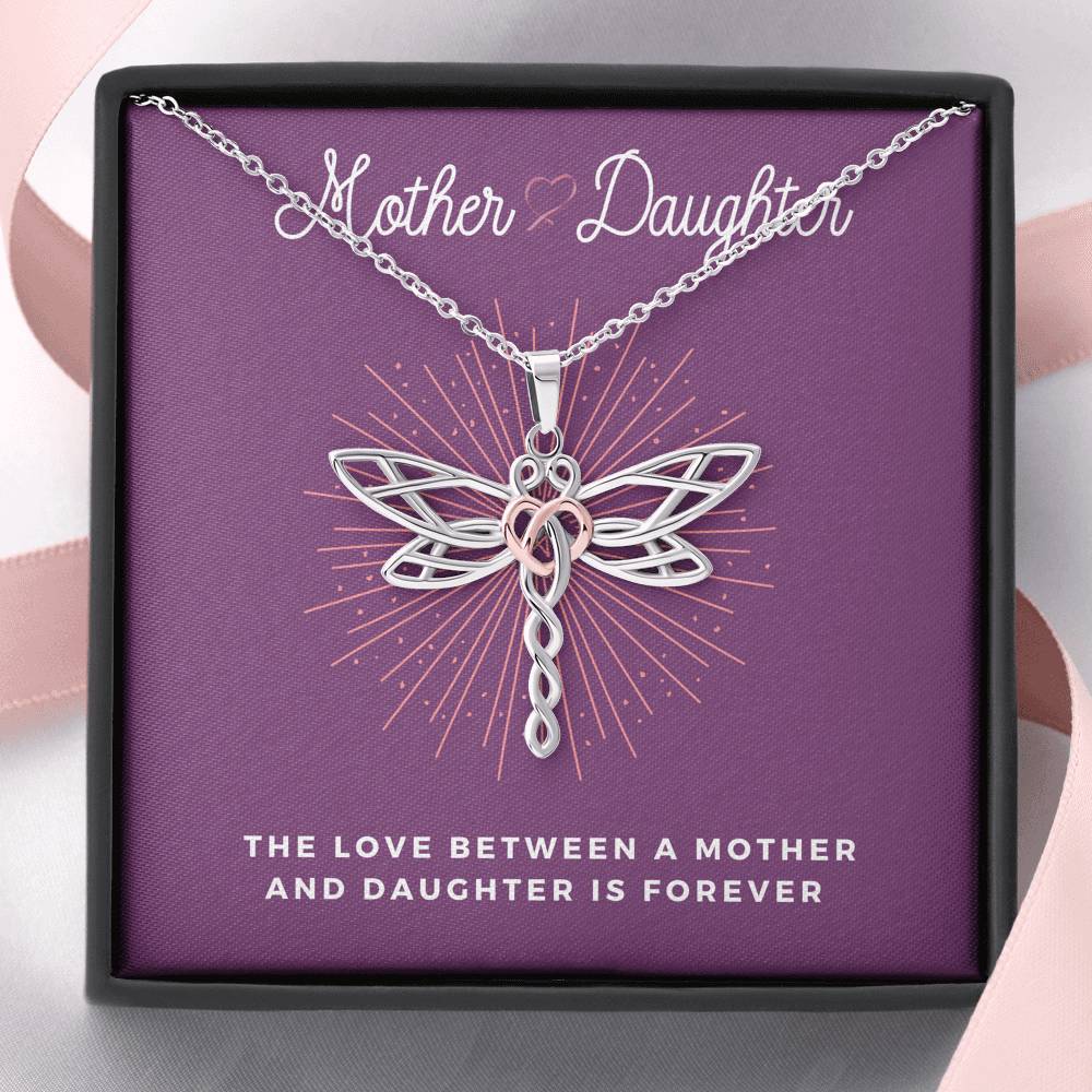 Necklace Gift For Daughter Mom Strong Bond Pendent Gift For Mother Daughter On Mother's Day Daughter's Day
