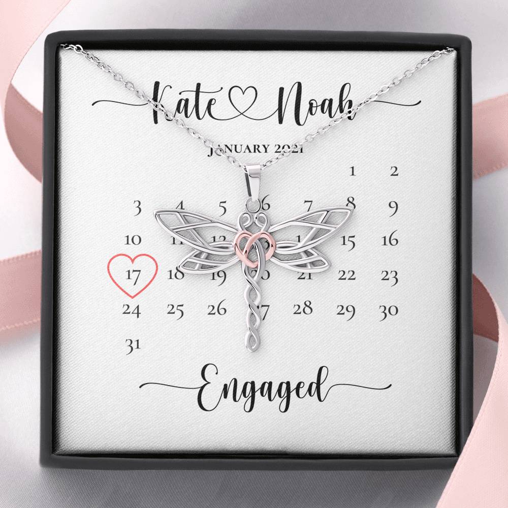 Necklace To My Lovely Future Wife Engagement Day Gift From Boyfriend