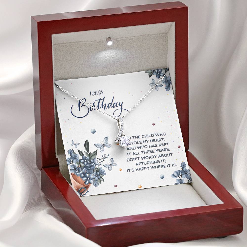 Happy Birthday Necklace, Best Friend, Wife, Mom, Sister Gift, Daughter Gift
