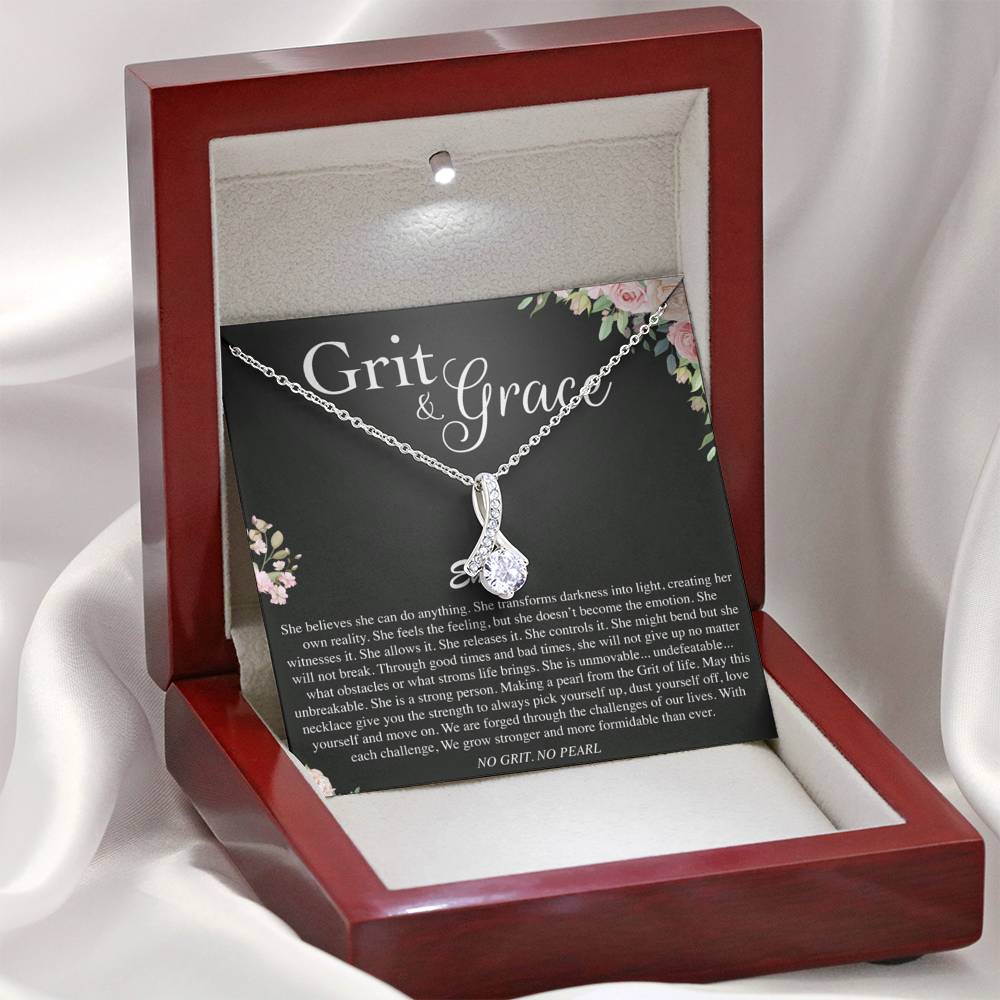 Necklace Gift To My Mom Wife Sister Pendent Gift With The Message Card On Mother's Day Birthday Wedding Anniversary Gift