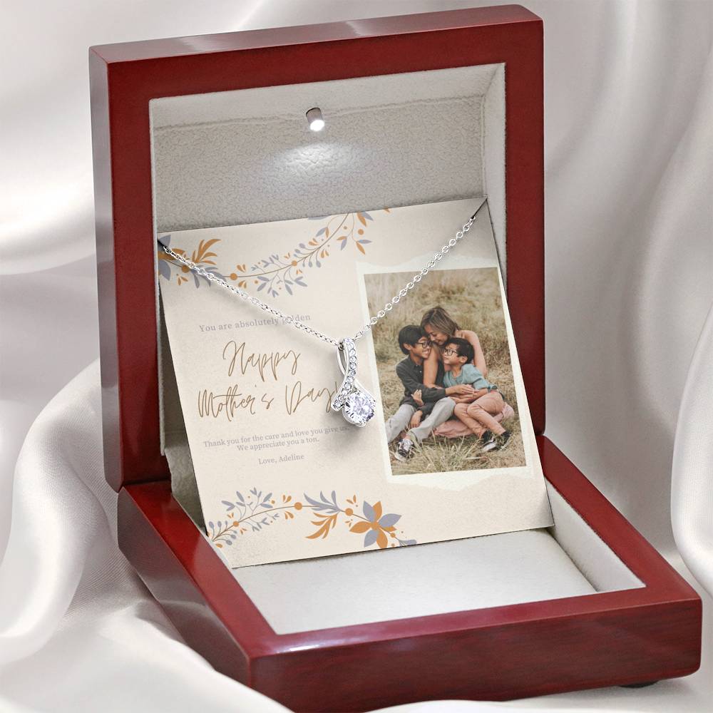 Step Mom Mothers Day Gift, 1st Mothers Day Gift, Mother and Daughter Necklace, Daughter to Stepmother Necklace Gift, To My Mom Mother Figure Gift, Mother's Day Gift,