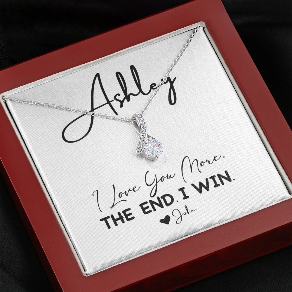 Silver Pendent For Female Customized Necklace Gift For Wife Mom Sister