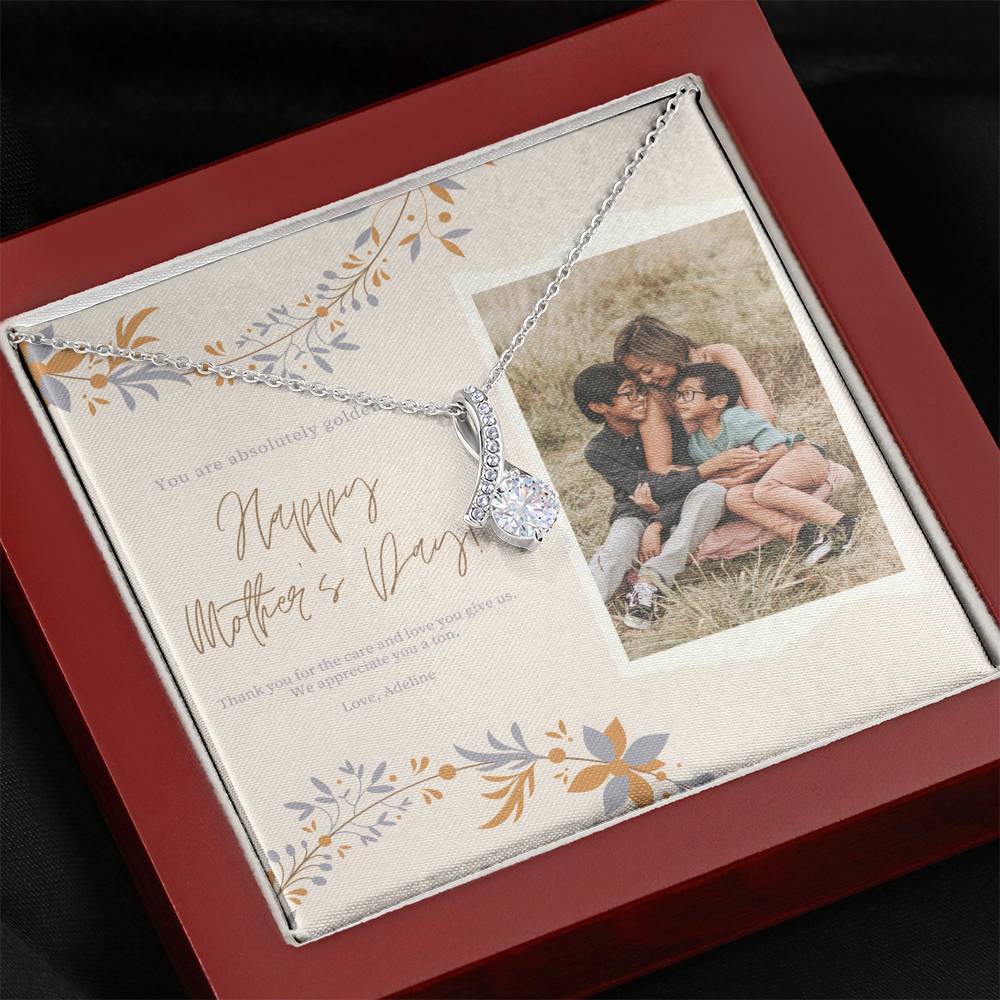 Step Mom Mothers Day Gift, 1st Mothers Day Gift, Mother and Daughter Necklace, Daughter to Stepmother Necklace Gift, To My Mom Mother Figure Gift, Mother's Day Gift,
