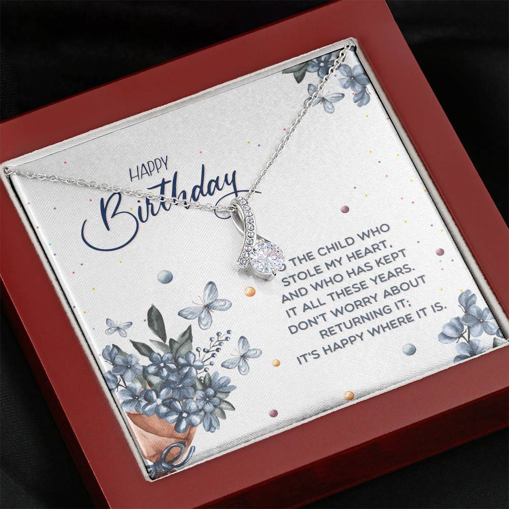 Happy Birthday Necklace, Best Friend, Wife, Mom, Sister Gift, Daughter Gift