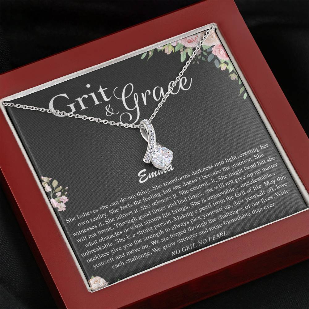 Necklace Gift To My Mom Wife Sister Pendent Gift With The Message Card On Mother's Day Birthday Wedding Anniversary Gift