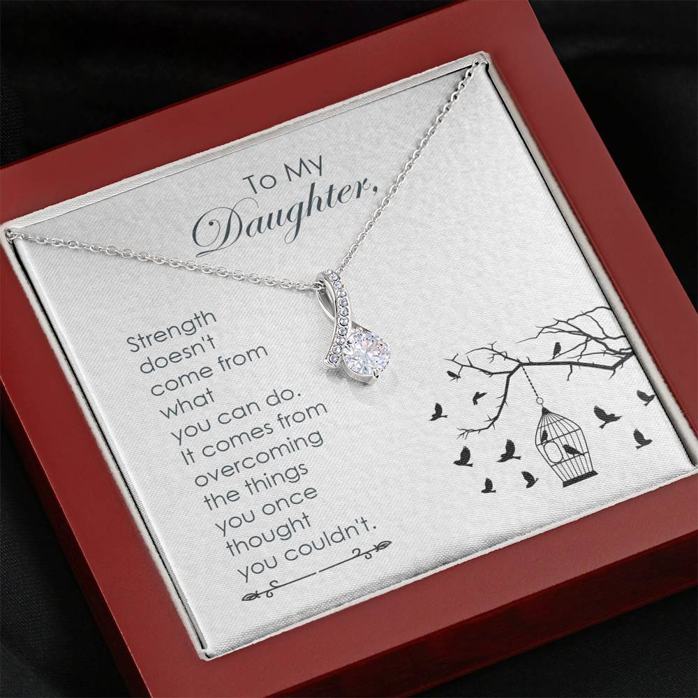 Daughter Necklace, Dad to Daughter, Mother to Daughter Gift, Necklace