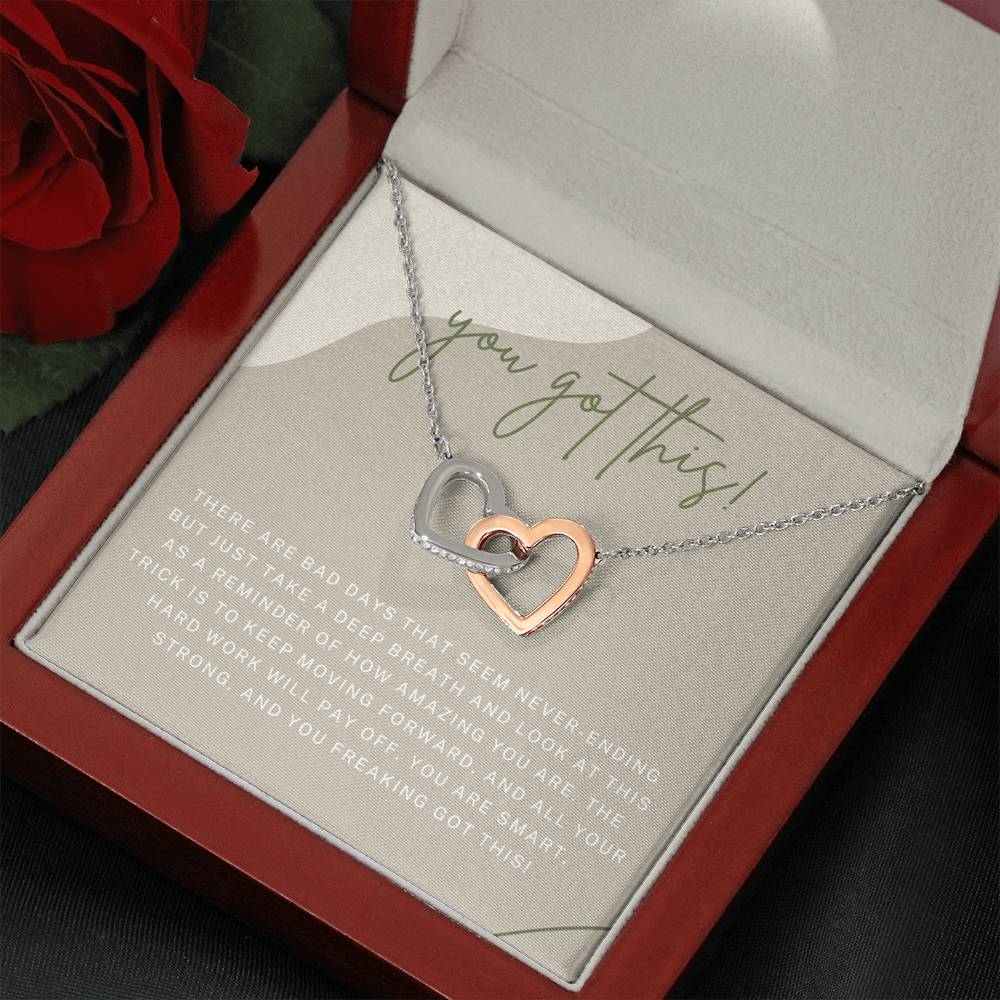 Motivational Inspirational Gift for Her, Gift Necklace for Sister Friend Coworker