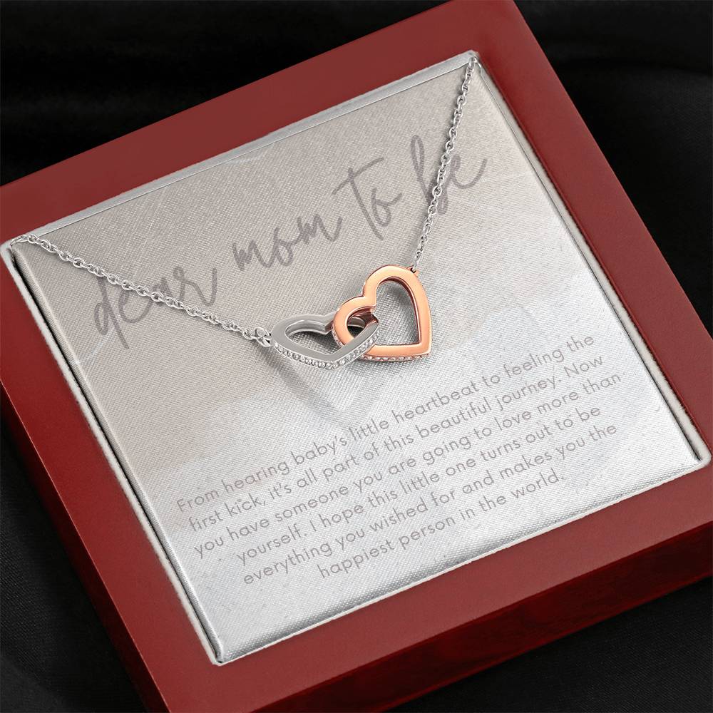 Expectant Moms Gift, Mom to Be Gift Necklace, Baby Shower Gift Idea, New Mom Card