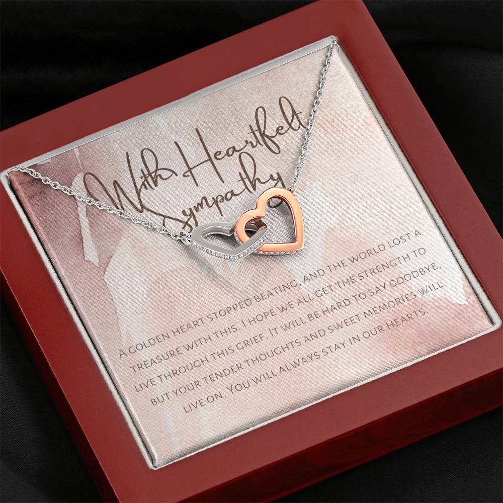 Bereavement Gift Necklace, Memorial Gift, Grief Gift, Sympathy Card For Loved One