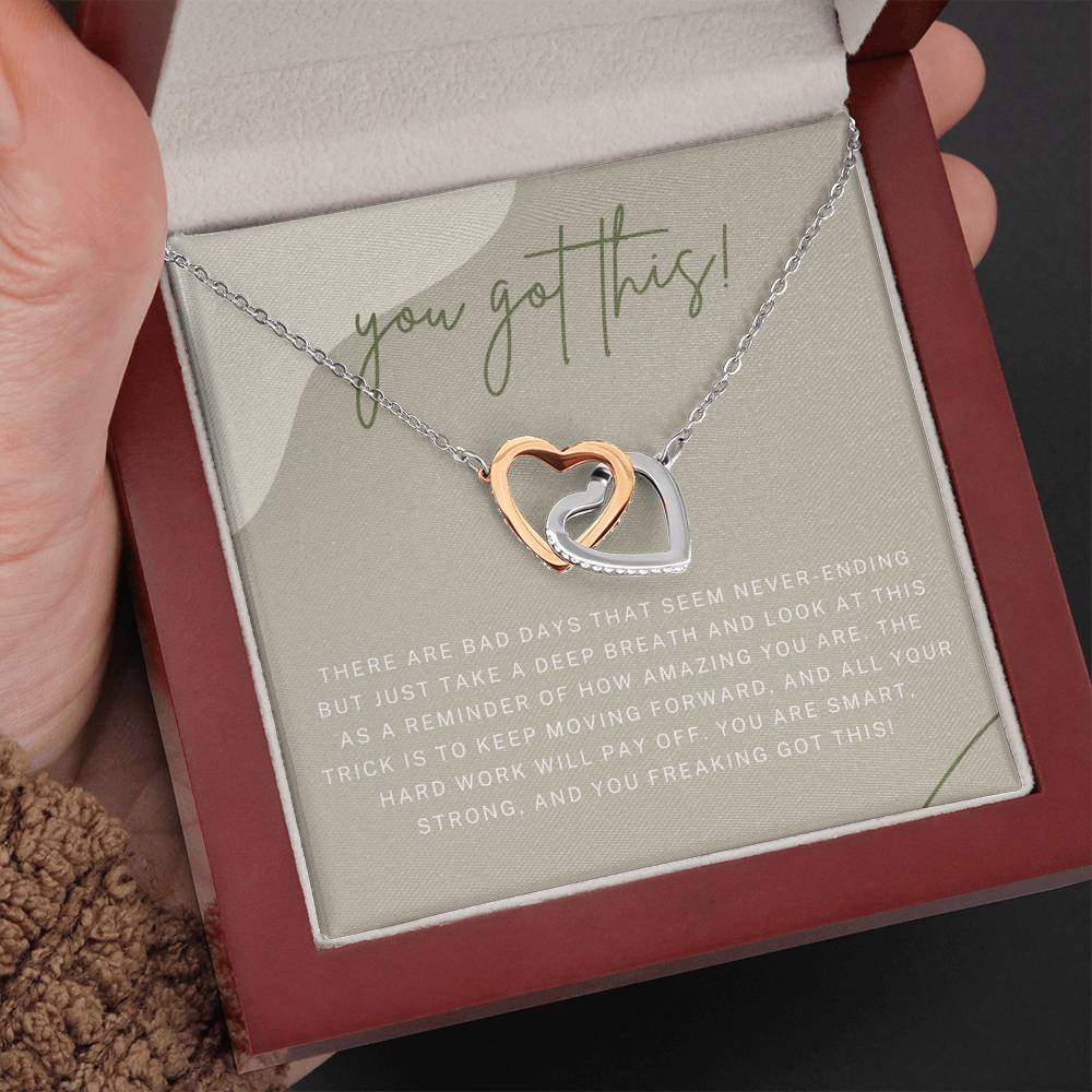 Motivational Inspirational Gift for Her, Gift Necklace for Sister Friend Coworker