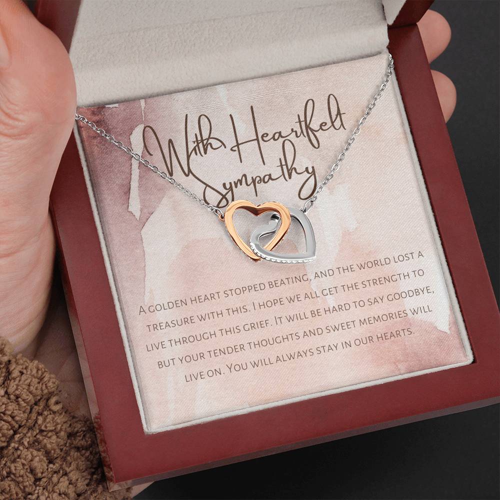 Bereavement Gift Necklace, Memorial Gift, Grief Gift, Sympathy Card For Loved One
