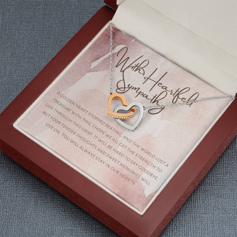 Bereavement Gift Necklace, Memorial Gift, Grief Gift, Sympathy Card For Loved One
