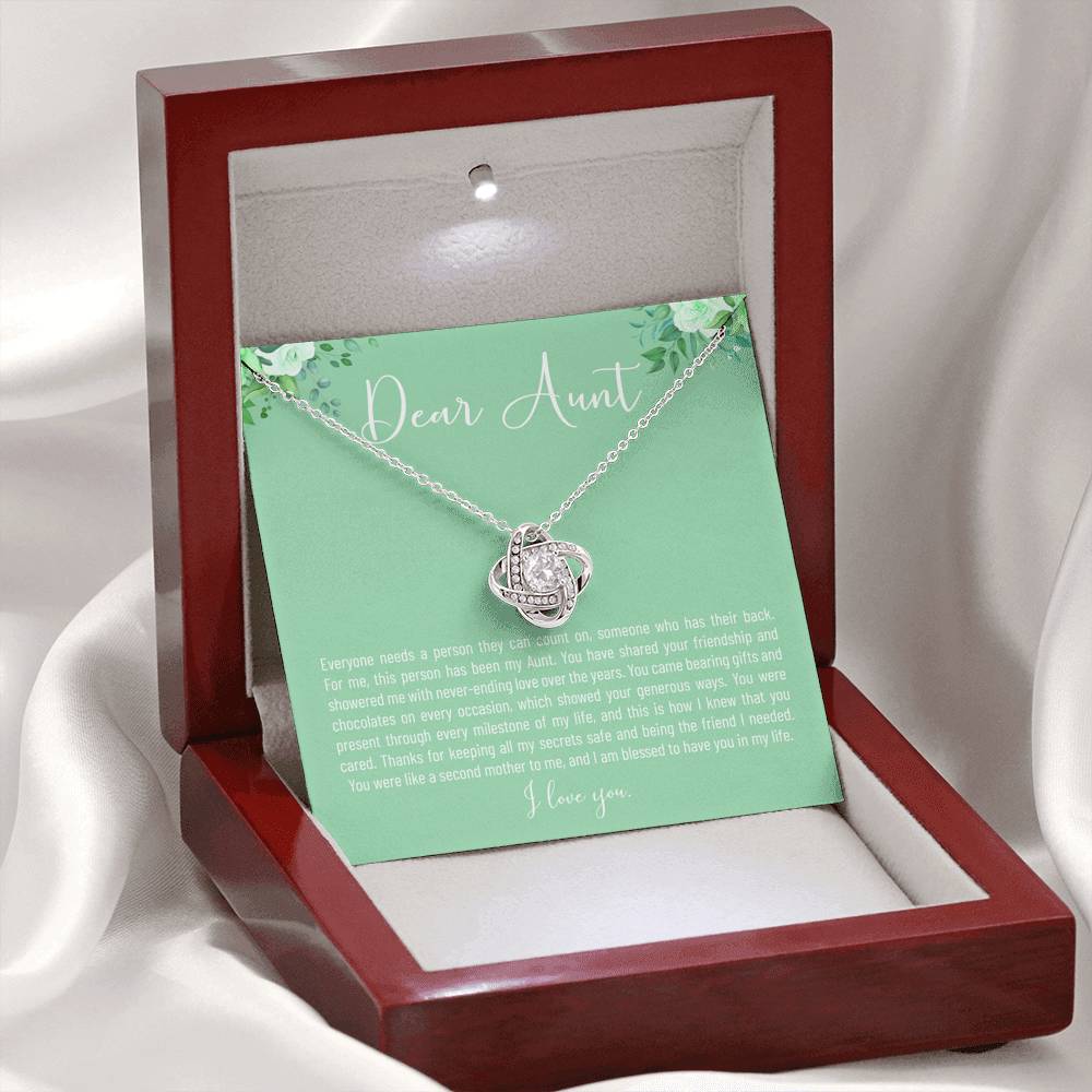 To My Special Dear Aunt The Best Auntie Gift For Her Gift For Auntie Birthday Valentines Wedding Christmas From Nephew Niece Necklace Gift