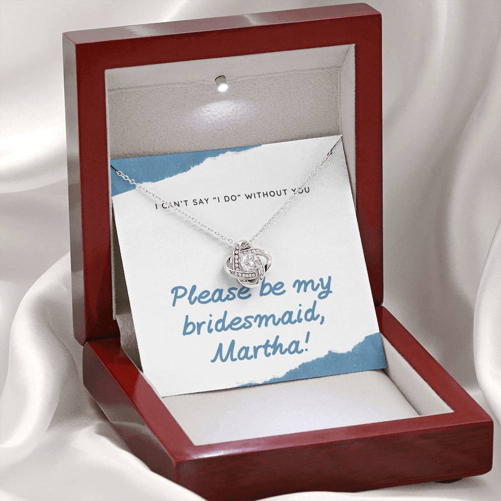 Engagement Gift, Bridal Party Gift, Bridesmaid gift box, Engraving Bridesmaid Necklace, Gift For Bridesmaids Jewelry, Personalized Initial Bridesmaid Gift, Bridesmaid Gifts,