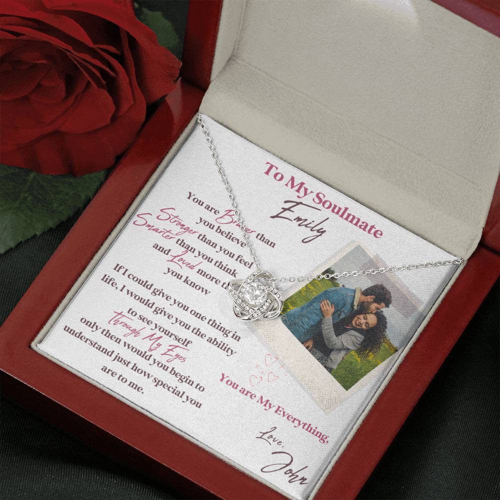 To My Soulmate, Your Last Everything Necklace, Soulmate Necklace, Soulmate Gift, Wife Gift, Girlfriend Gift, For Her