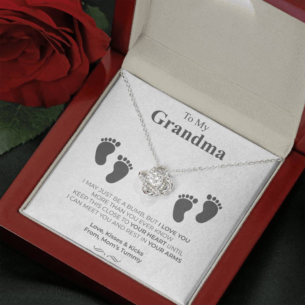 Personalized Necklace To My Granny On Birthday Mother's Day Pendent Gift For Women Love Pendent Gift To My Grand Mother With The Message Card