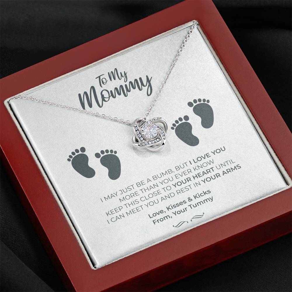 Personalized Gift Mother Necklace for Her Birthday Accessory Gift Interlocking Hearts Necklaces for Women with Message Card