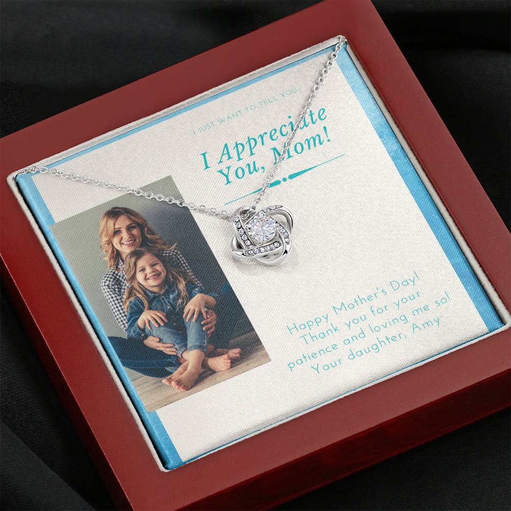 Custom Stepmom Necklace, Mother Necklace, Mothers Day Gift From Son, Stepmother Necklace, Step Mom Mothers Day Gift, Unbiological Mom Gift, Mother and Daughter Necklace,