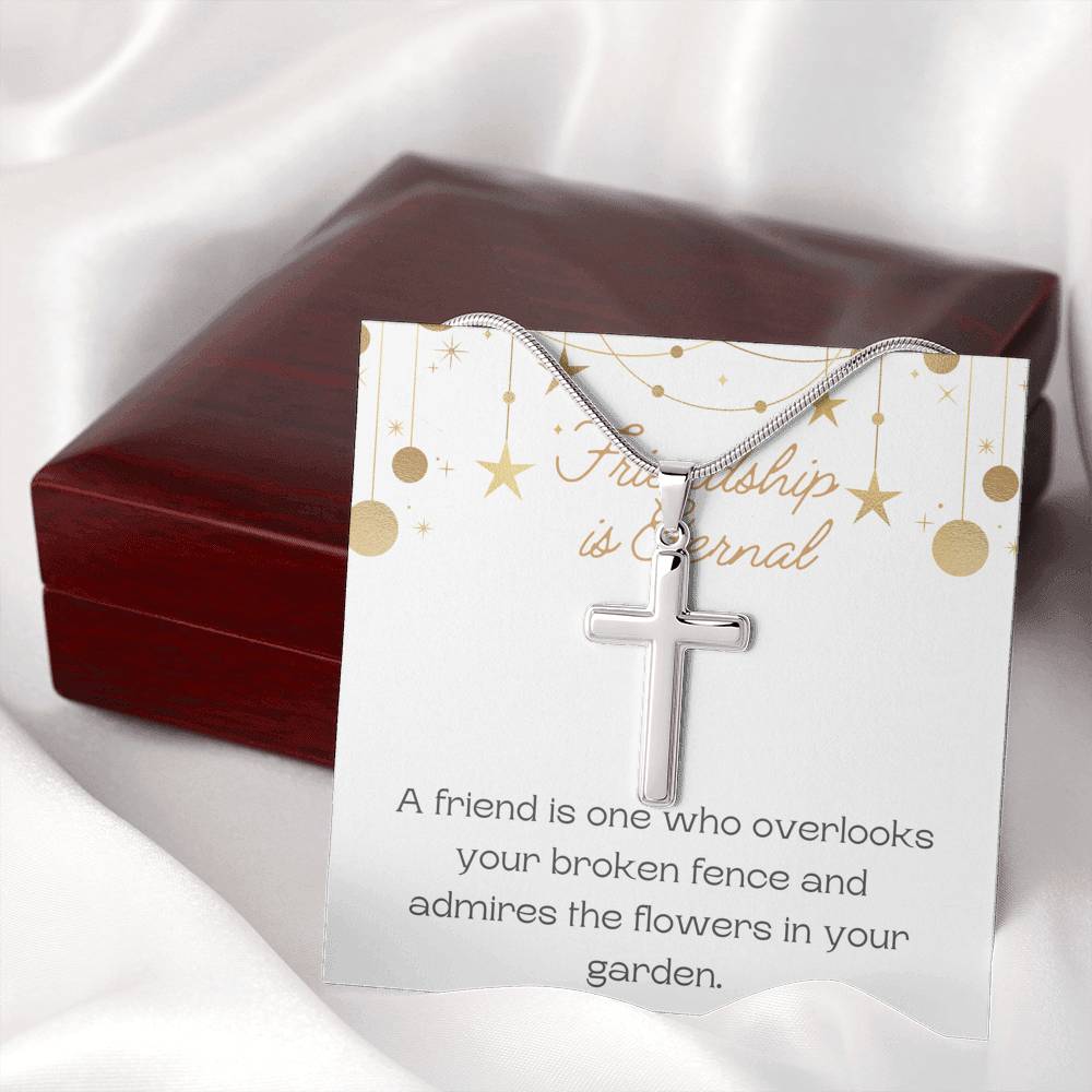 Faith cross Necklace, Friends, Faith Necklace, Friendships Necklace