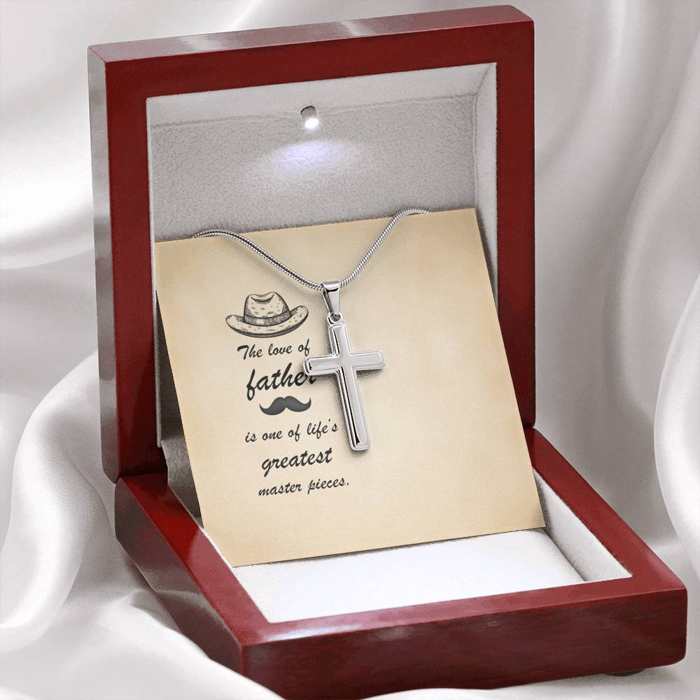 Father Day Gift, Cross Necklace, To Dad, Gifts for Dad