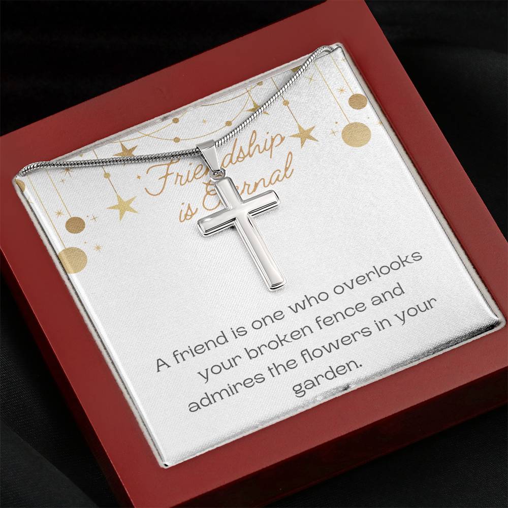 Faith cross Necklace, Friends, Faith Necklace, Friendships Necklace