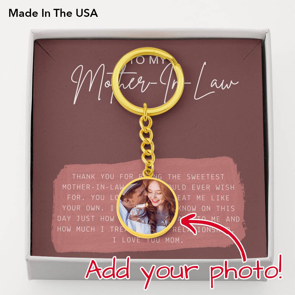 Mother's Day Key Ring Personalized Gift To My Mother In Law Grandma Mom Gift Customized Picture Keychain Gift On Birthday Wedding